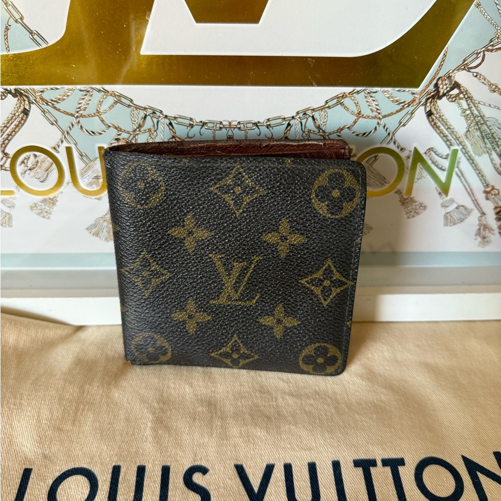 Louis Vuitton Brown Monogram Mens Wallet Vintage - Picture 11 of 14